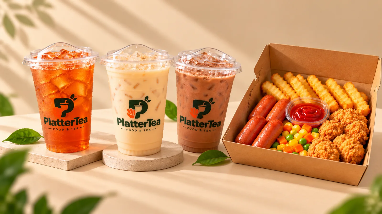 PlatterTea Mix Platter dan Teh Segar